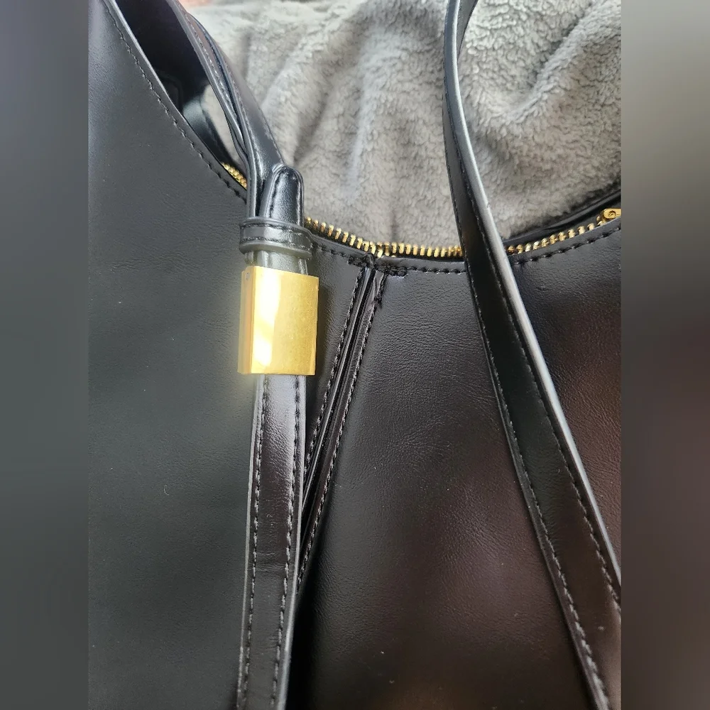 Antik Kraft Faux Leather Bucket Bag With Removable Inner Pouch